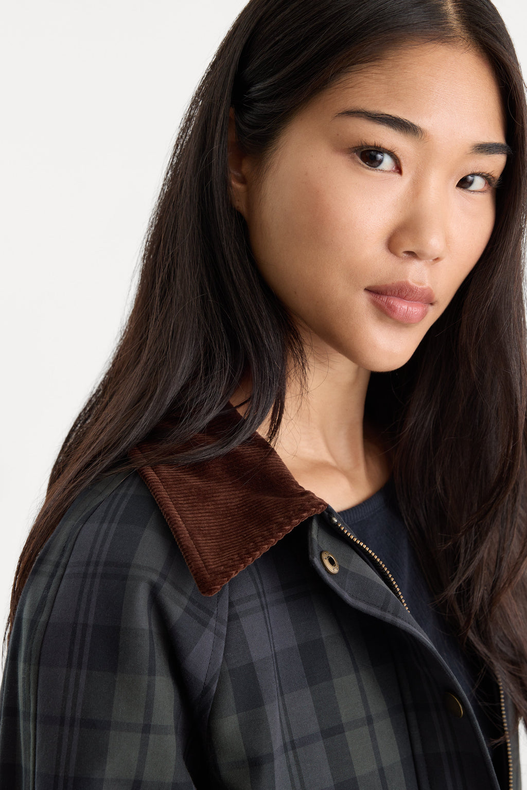 Premium THE HERITAGE JACKET NAVY AND GREEN PLAID