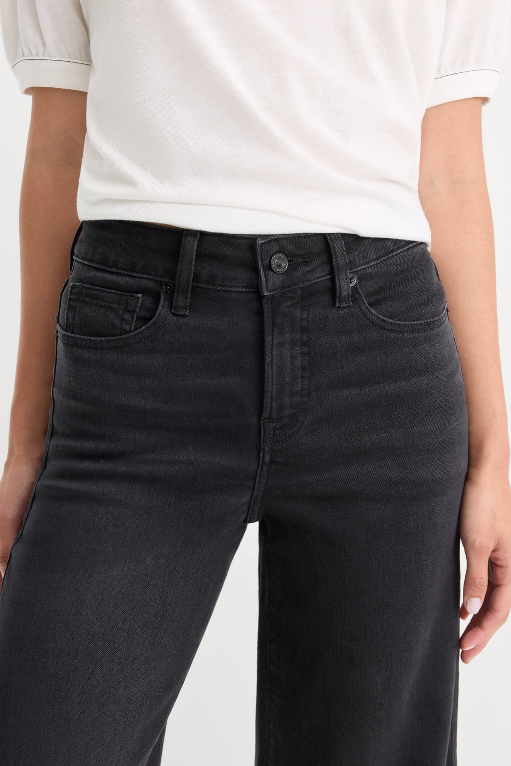 Premium GOOD WAIST PALAZZO ANKLE JEANS TYRE