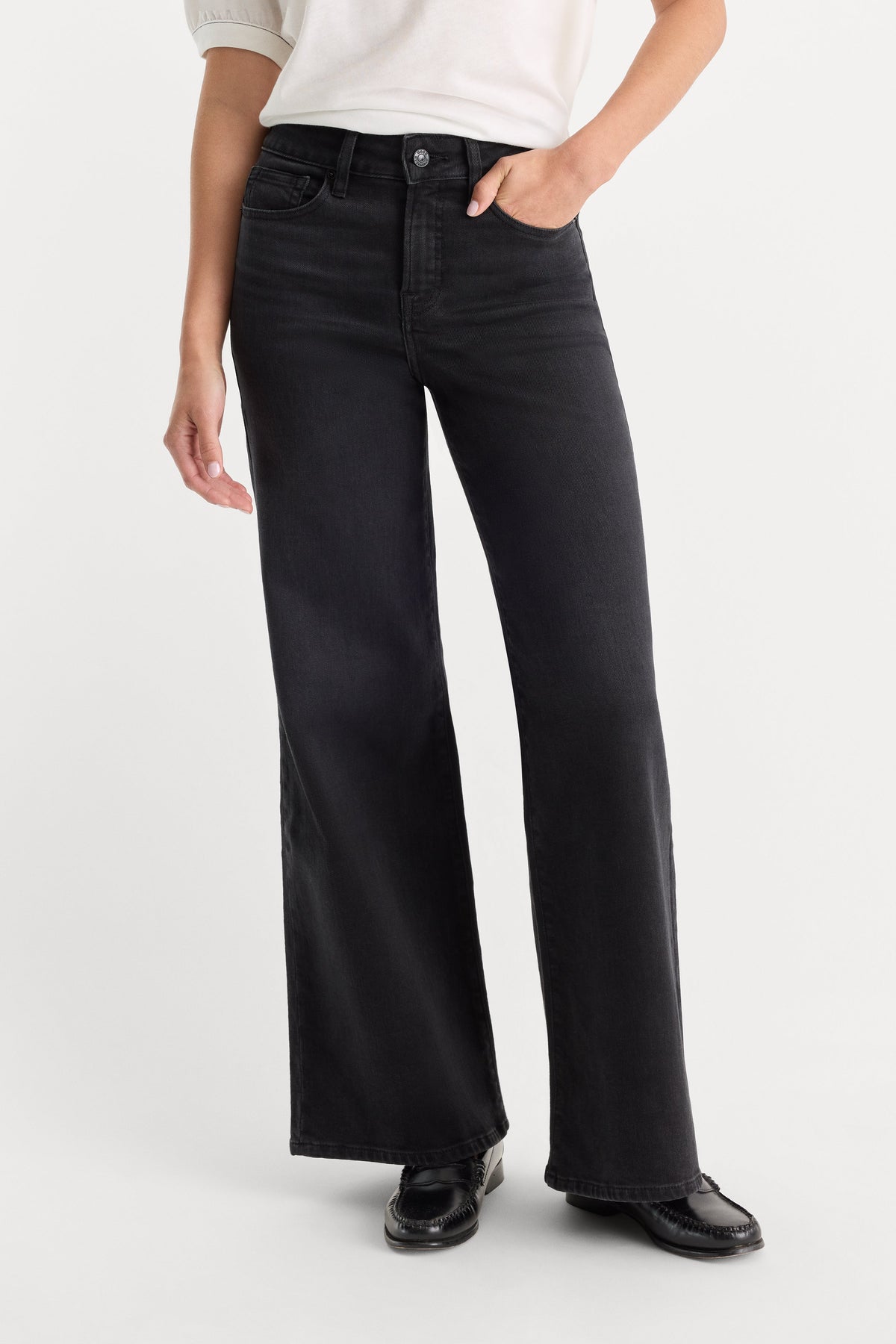 Premium GOOD WAIST PALAZZO ANKLE JEANS TYRE