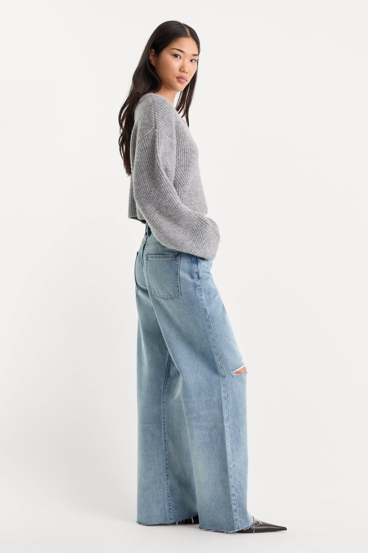 Premium VINTAGE LOW SLUNG BAGGY JEANS TERRA