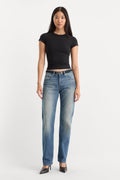 Premium VINTAGE STRAIGHT JEANS INDIGO1282