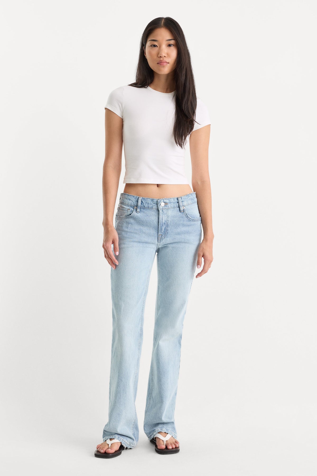 Premium VINTAGE LOW RISE BOOTCUT JEANS INDIGO1220