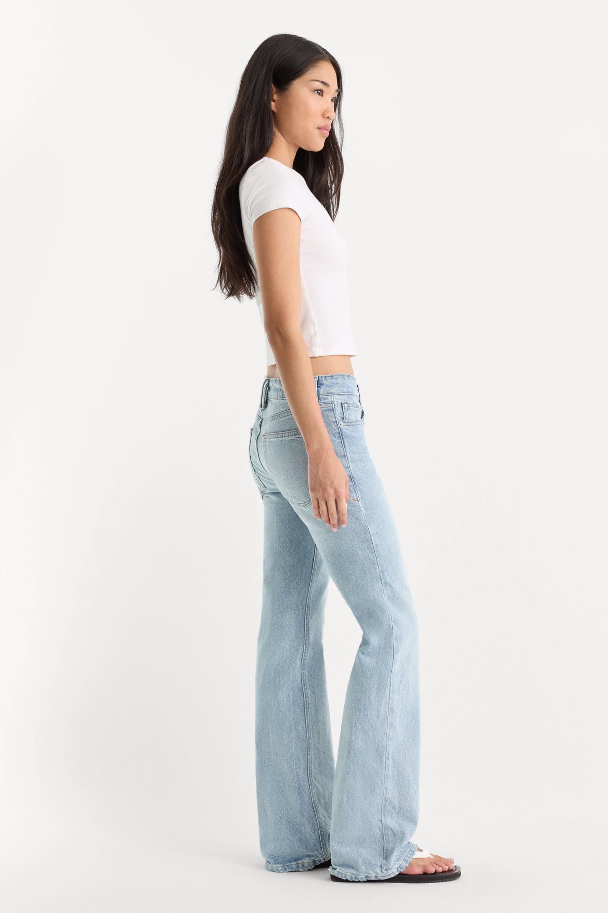 Premium VINTAGE LOW RISE BOOTCUT JEANS INDIGO1220