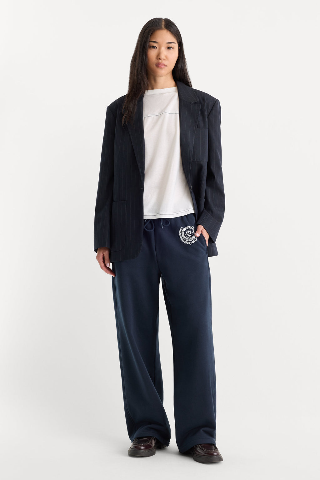 Premium THE BRUSHED FLEECE SWEATPANT NEW NAVY