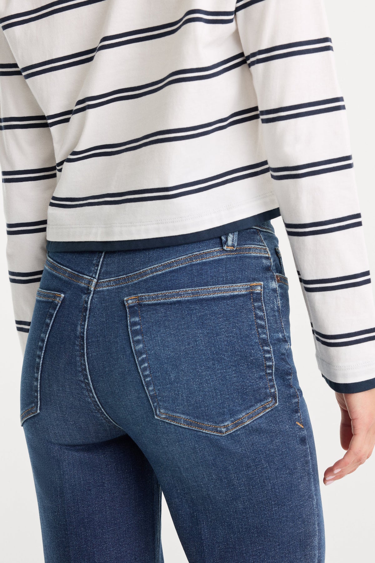 Premium GOOD TRUE STRAIGHT JEANS INDIGO1230