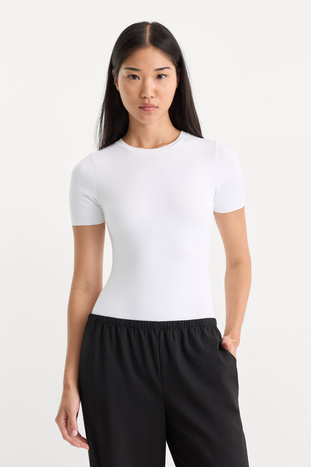 Premium THE SCULPTING MODERN BODYSUIT WHITE