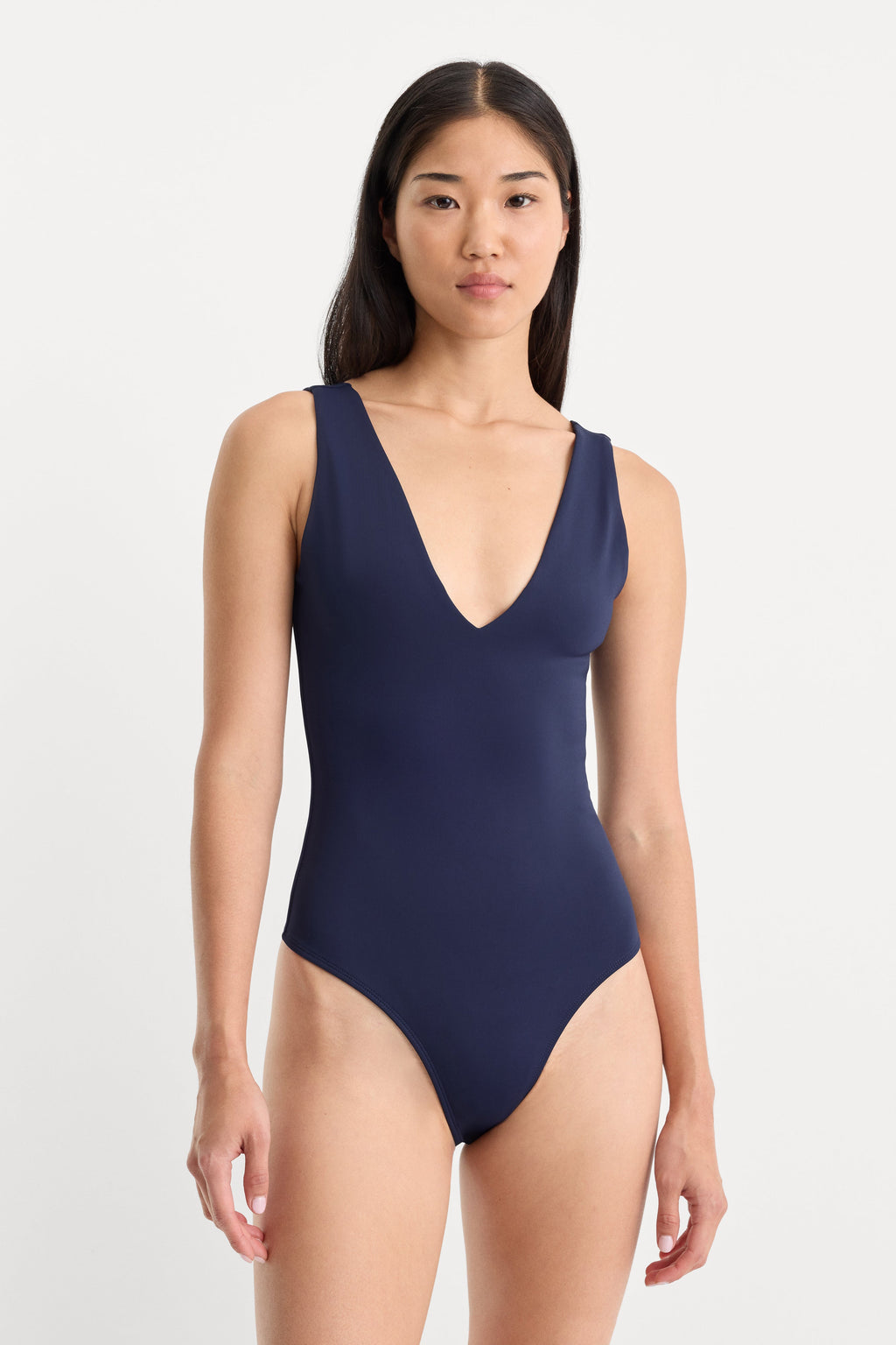 Premium THE SCULPTING DEEP V BODYSUIT HORIZON INK