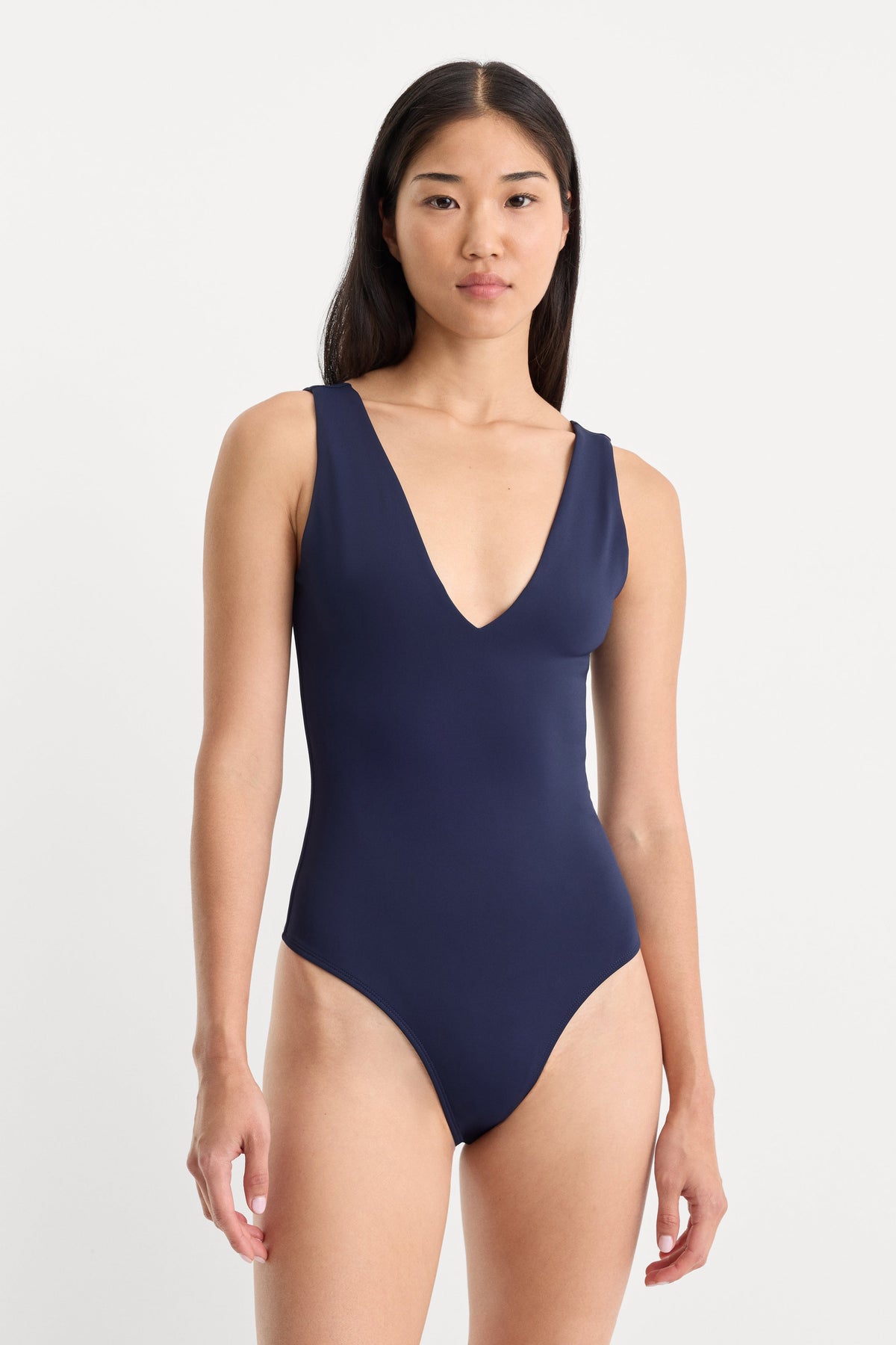 Premium THE SCULPTING DEEP V BODYSUIT HORIZON INK