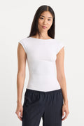Premium THE OPEN BACK BODYSUIT WHITE001