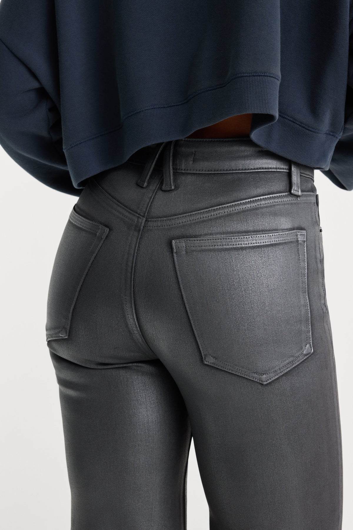 Premium COATED GOOD TRUE STRAIGHT JEANS RUNE