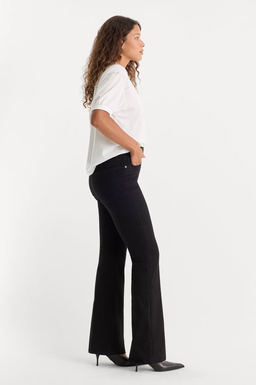 Premium ALWAYS FITS GOOD CLASSIC BOOTCUT JEANS BLACK001