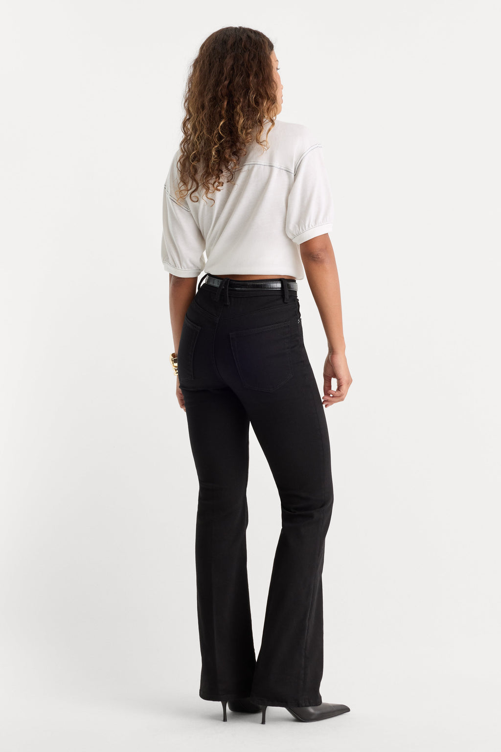 Premium ALWAYS FITS GOOD CLASSIC BOOTCUT JEANS BLACK001