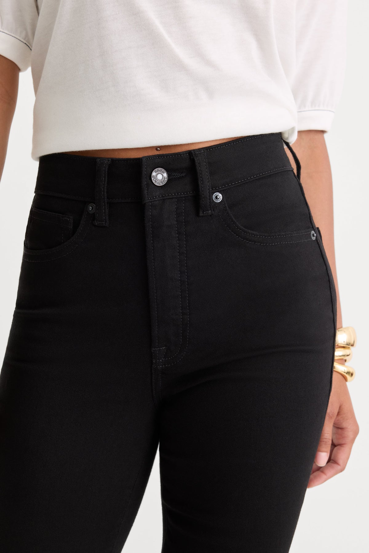 Premium ALWAYS FITS GOOD CLASSIC BOOTCUT JEANS BLACK001