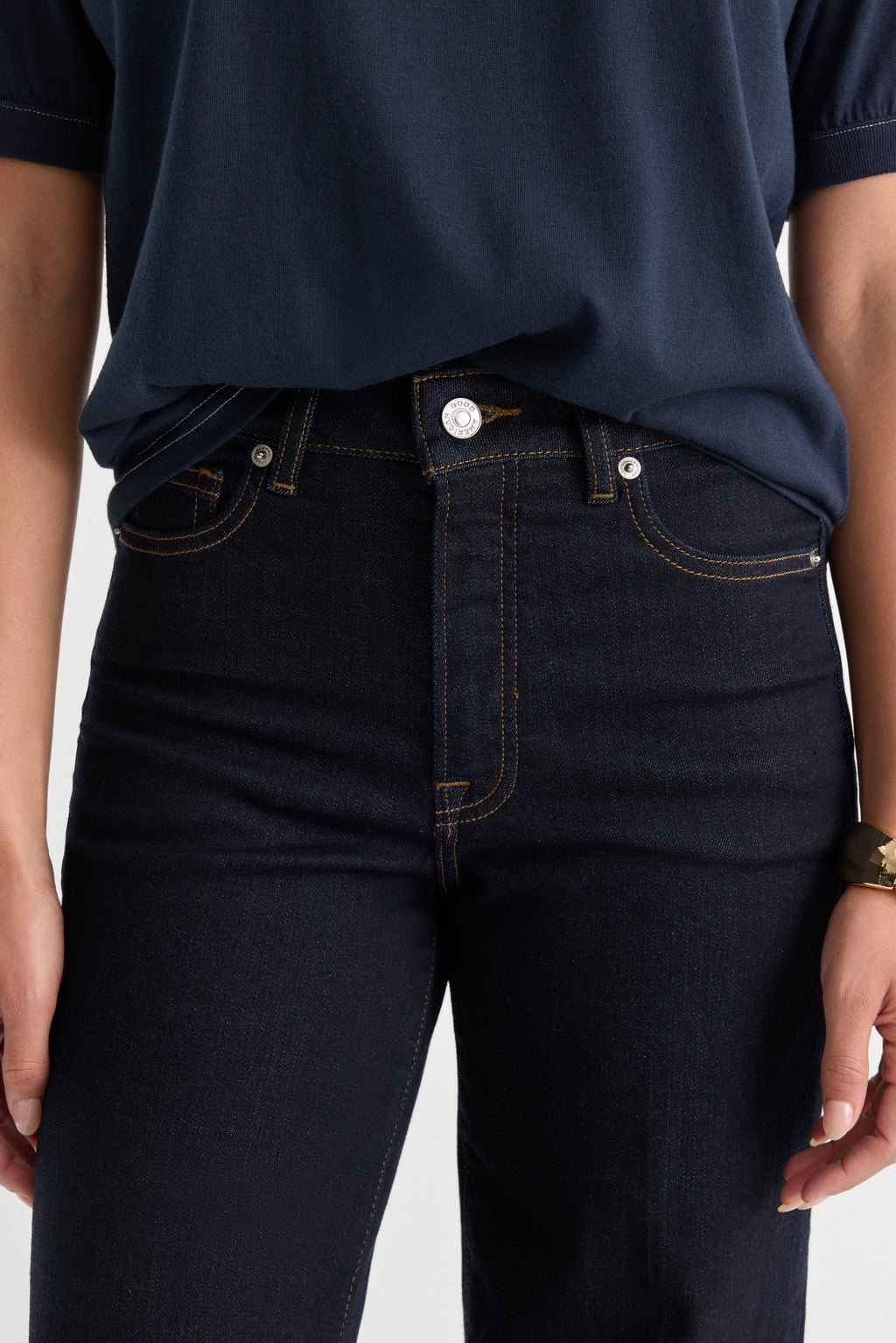 Premium GOOD WAIST PALAZZO JEANS RINSE