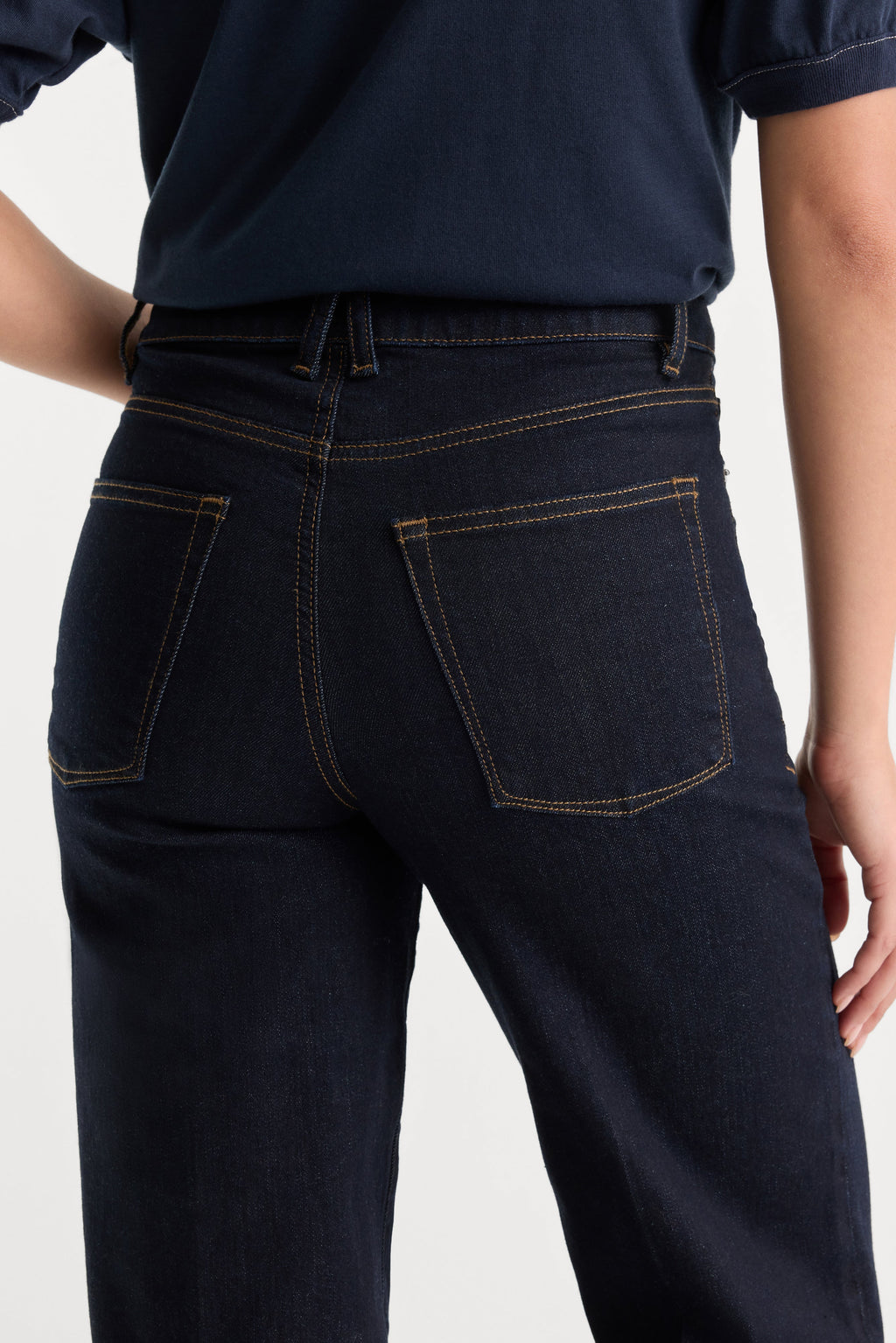 Premium GOOD WAIST PALAZZO JEANS RINSE