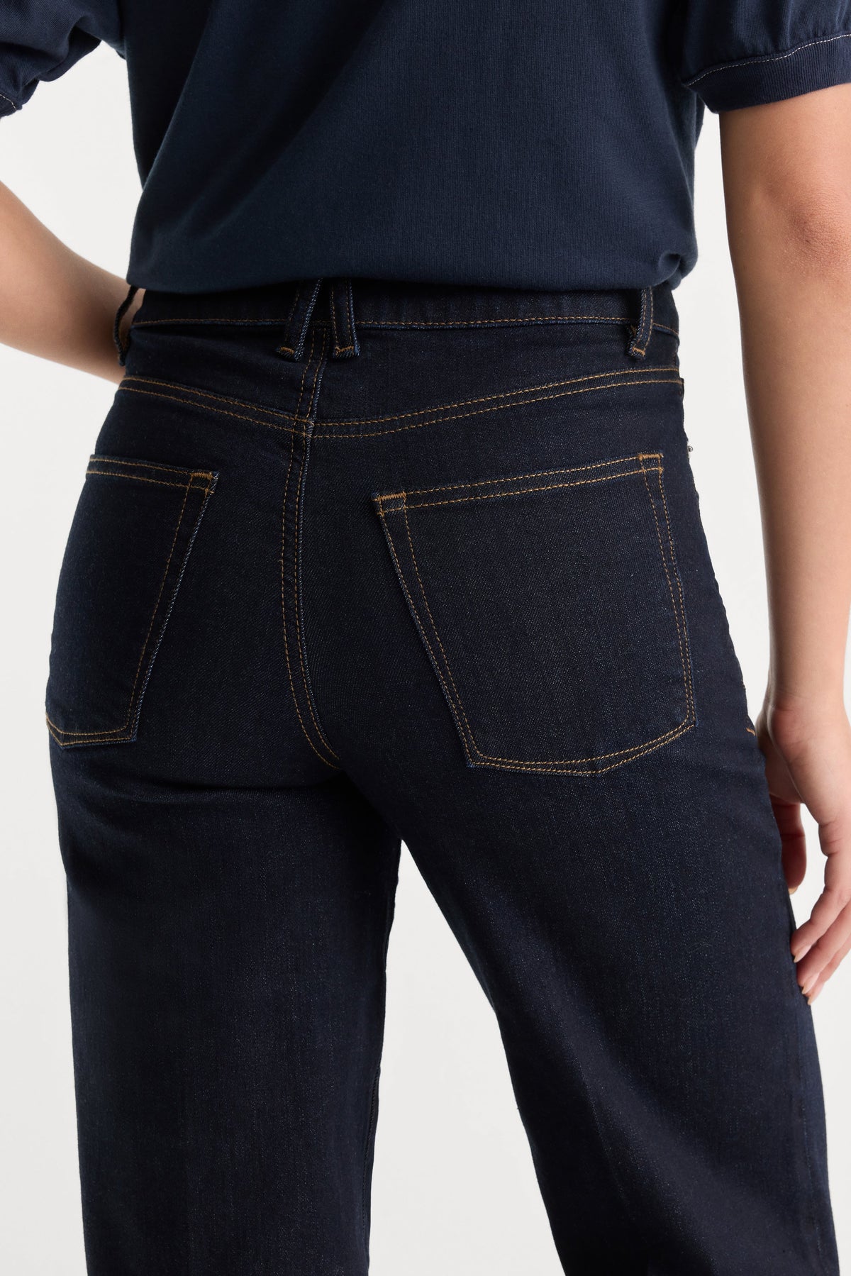 Premium GOOD WAIST PALAZZO JEANS RINSE