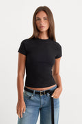 Premium THE BABY TEE BLACK
