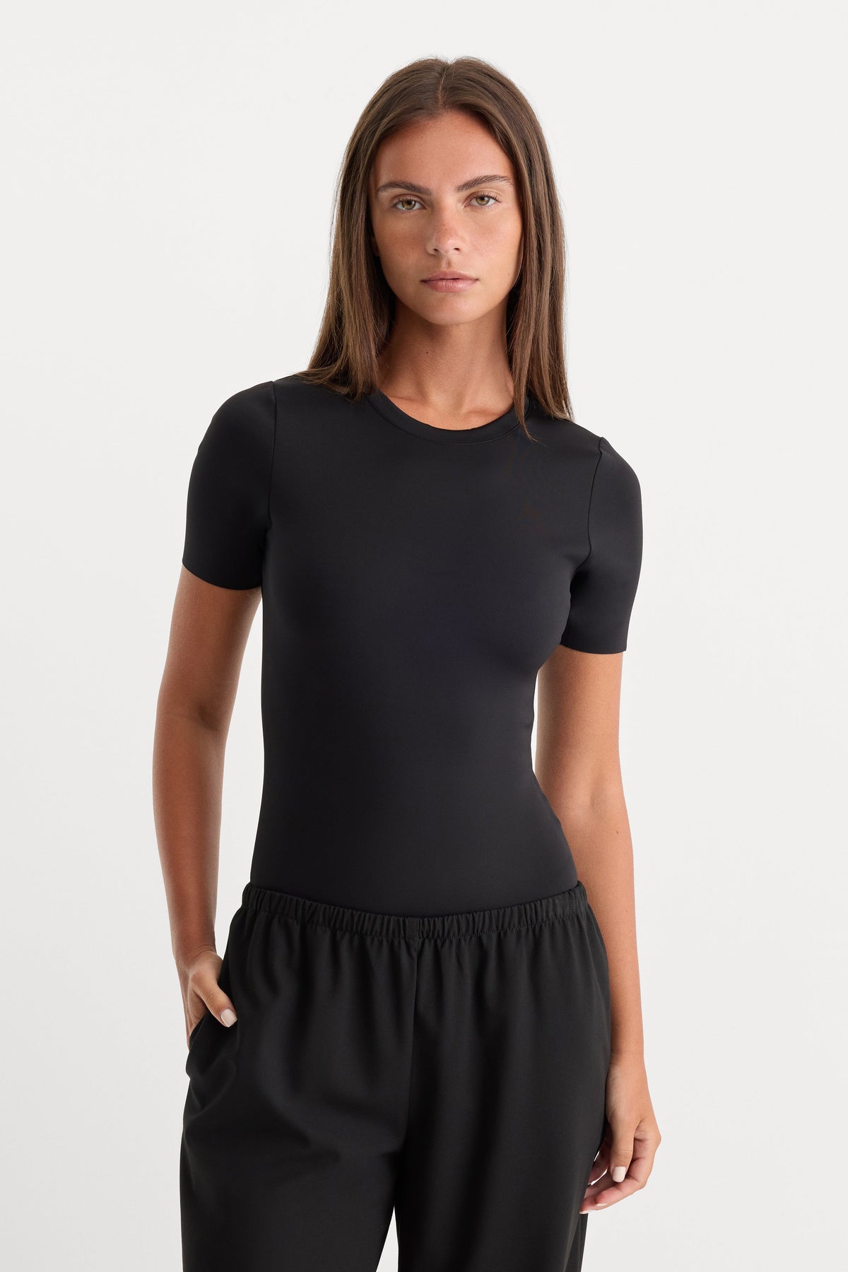 Premium THE SCULPTING MODERN BODYSUIT BLACK