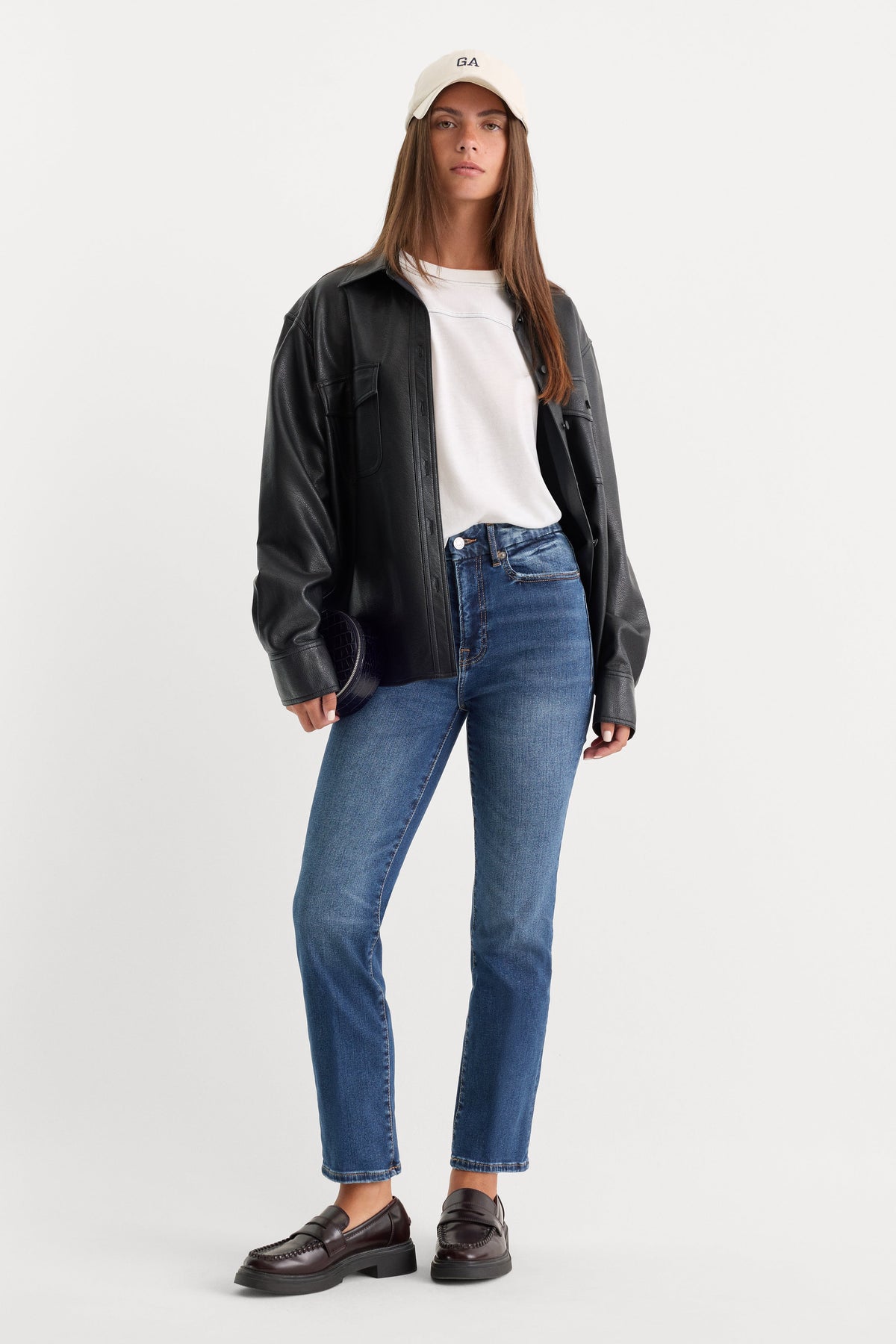 Premium ALWAYS FITS GOOD LEGS STRAIGHT JEANS INDIGO571
