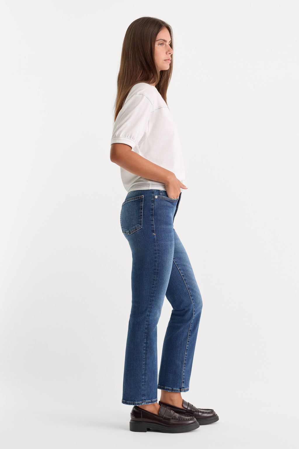 Premium ALWAYS FITS GOOD LEGS STRAIGHT JEANS INDIGO571