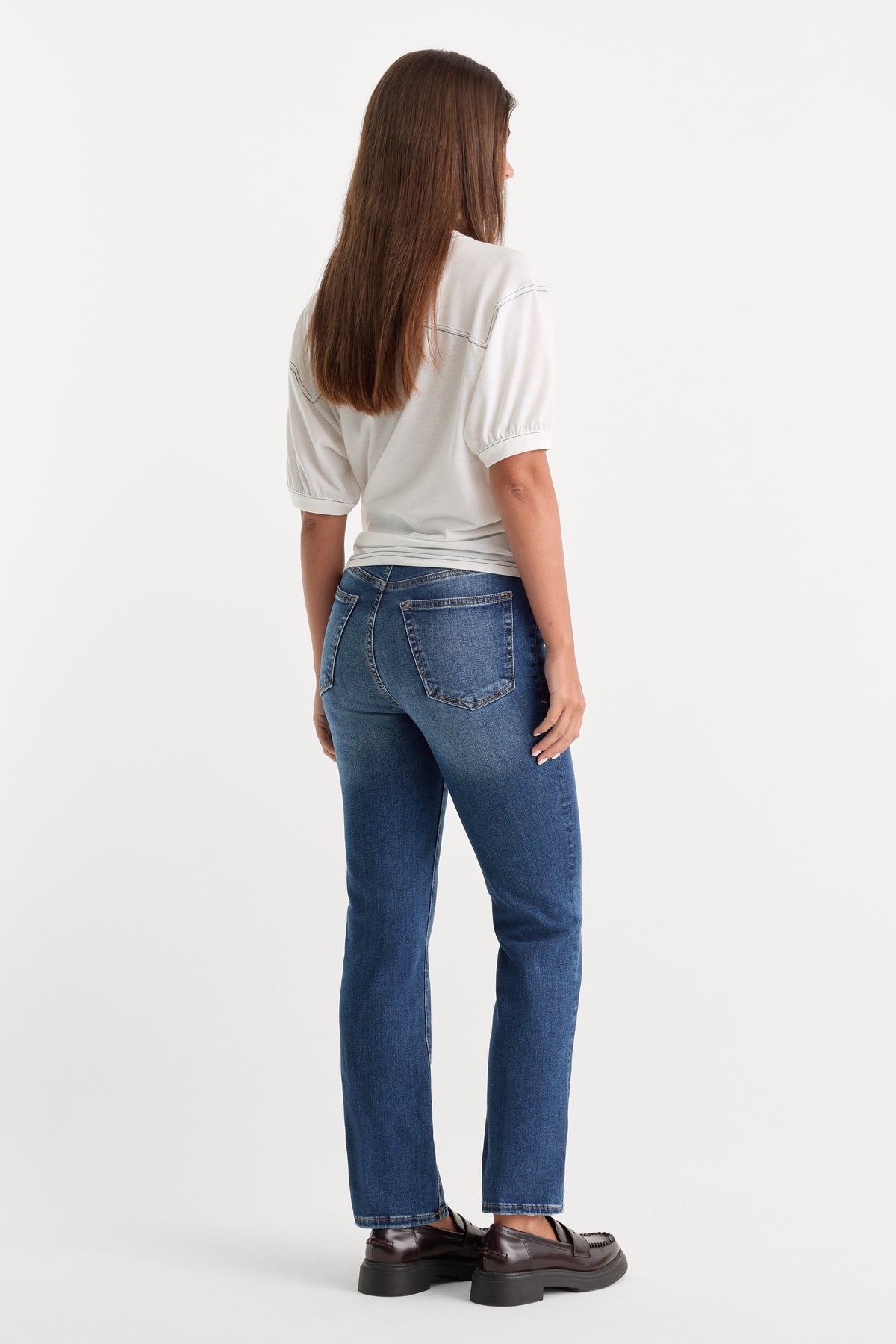 Premium ALWAYS FITS GOOD LEGS STRAIGHT JEANS INDIGO571