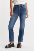 Premium ALWAYS FITS GOOD PETITE STRAIGHT JEANS INDIGO571