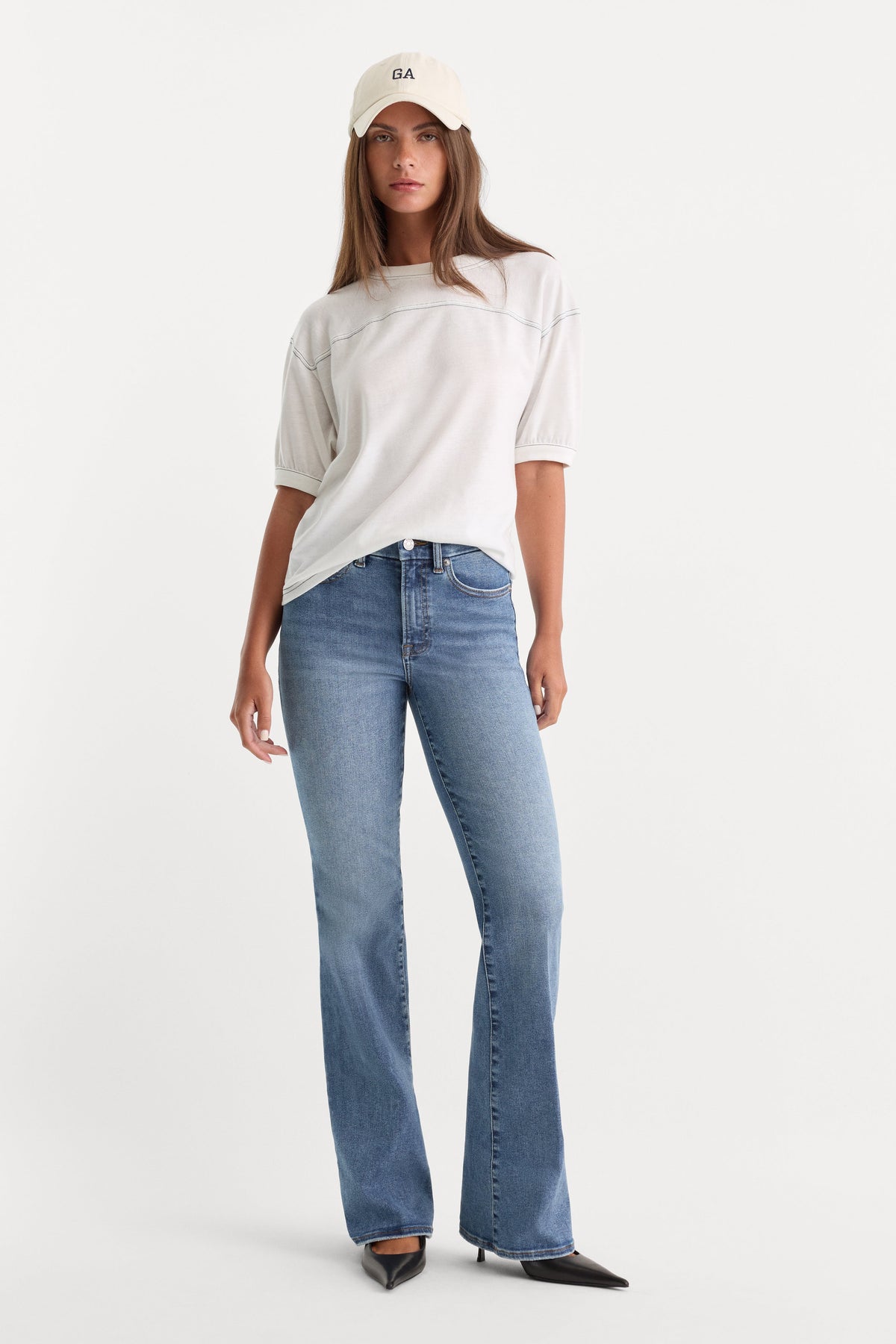 Premium ALWAYS FITS GOOD CLASSIC BOOTCUT JEANS INDIGO316