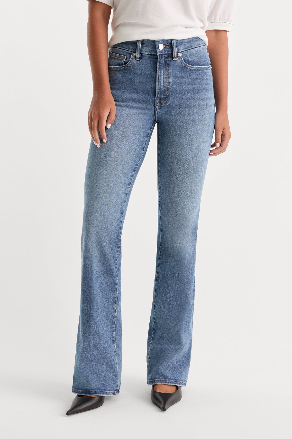 Premium ALWAYS FITS GOOD CLASSIC BOOTCUT JEANS INDIGO316