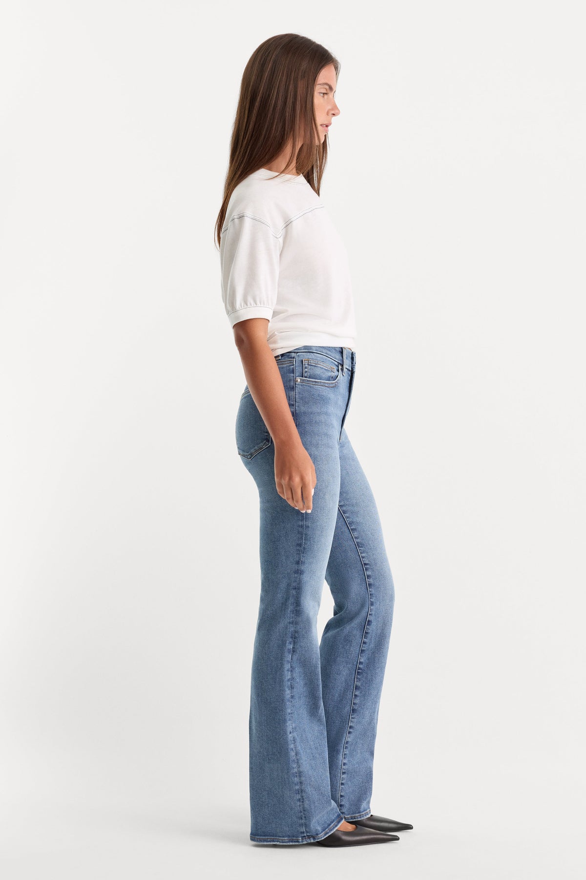 Premium ALWAYS FITS GOOD CLASSIC BOOTCUT JEANS INDIGO316