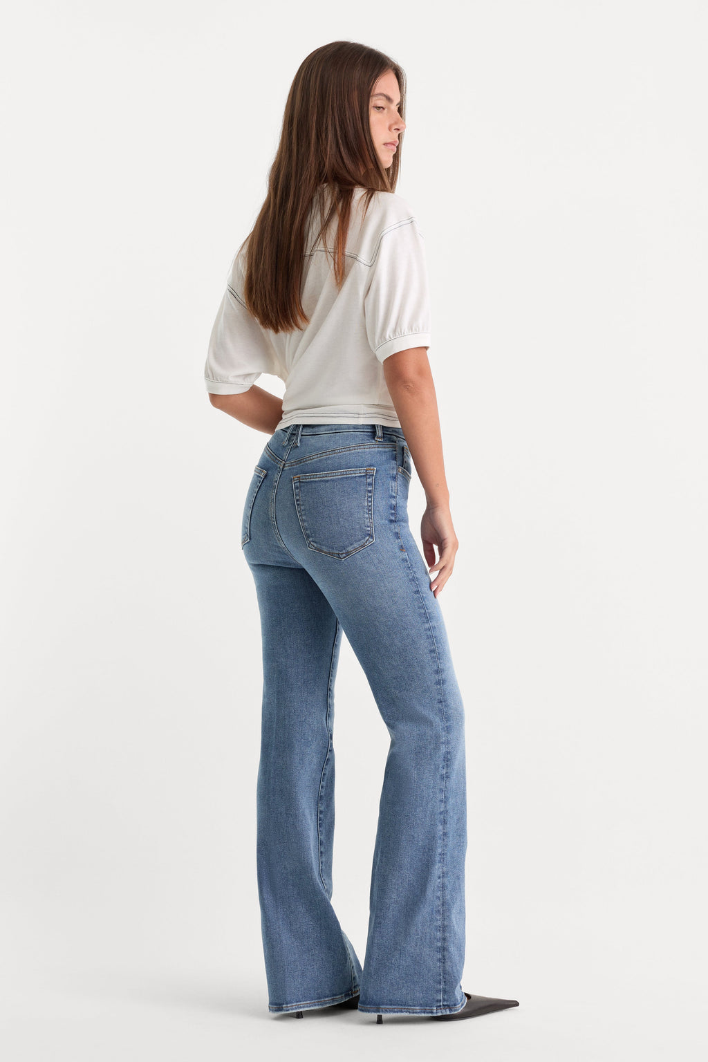 Premium ALWAYS FITS GOOD CLASSIC BOOTCUT JEANS INDIGO316