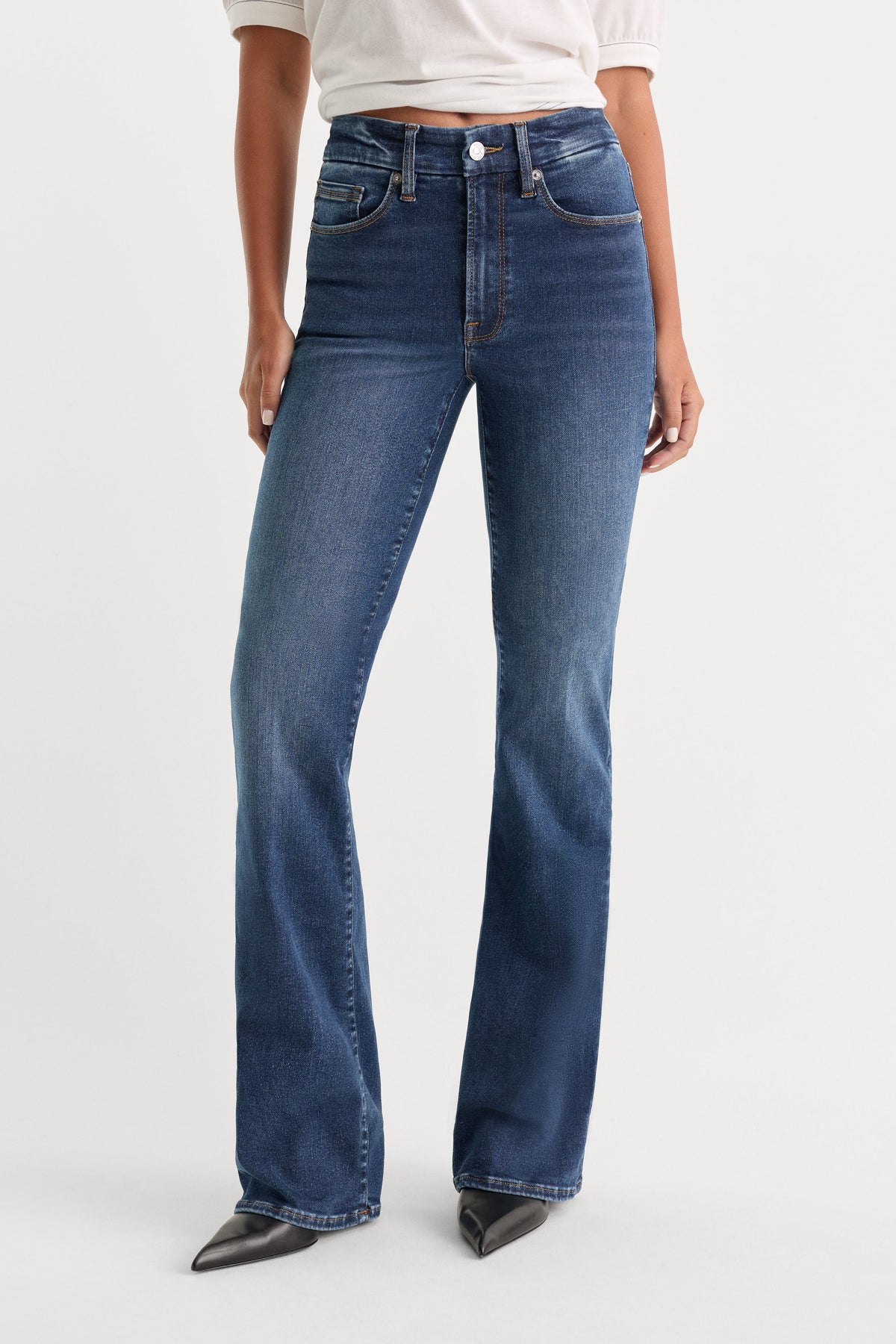 Premium ALWAYS FITS GOOD CLASSIC BOOTCUT JEANS INDIGO446