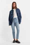 Premium GOOD LEGS STRAIGHT JEANS INDIGO1154