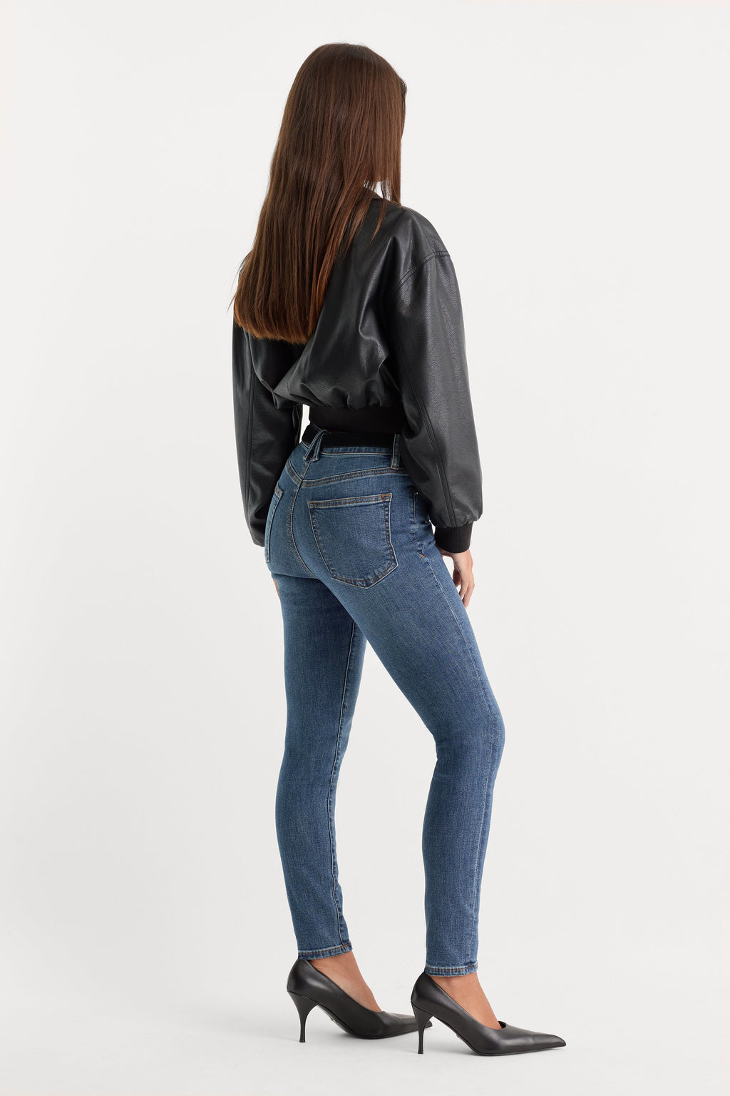 Premium GOOD LEGS SKINNY JEANS BLUE004