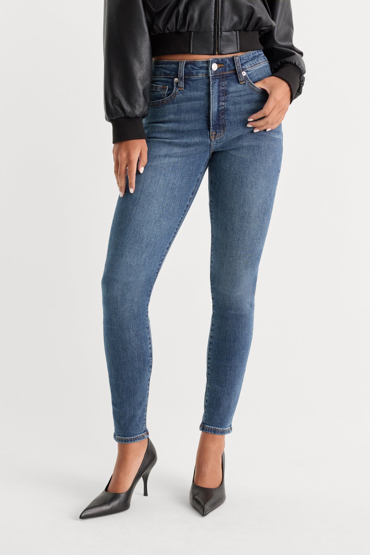 Premium GOOD LEGS SKINNY JEANS BLUE004
