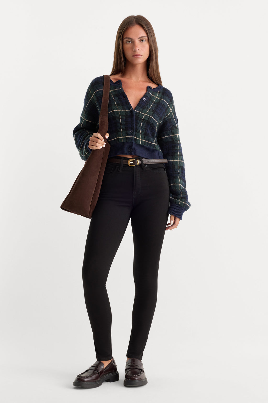 Premium NEVER FADE GOOD LEGS SKINNY JEANS BLACK