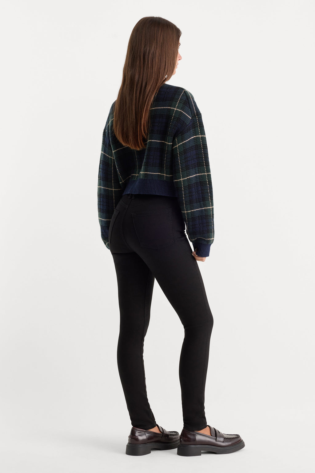 Premium NEVER FADE GOOD LEGS SKINNY JEANS BLACK