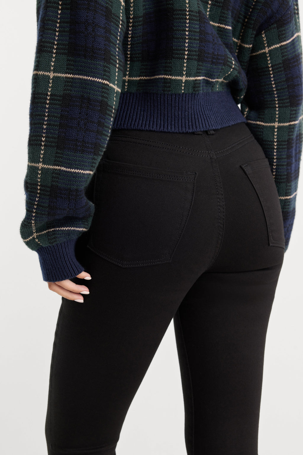 Premium NEVER FADE GOOD LEGS SKINNY JEANS BLACK