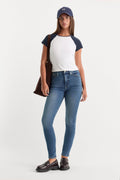 Premium GOOD WAIST SKINNY COMPRESSION JEANS INDIGO312
