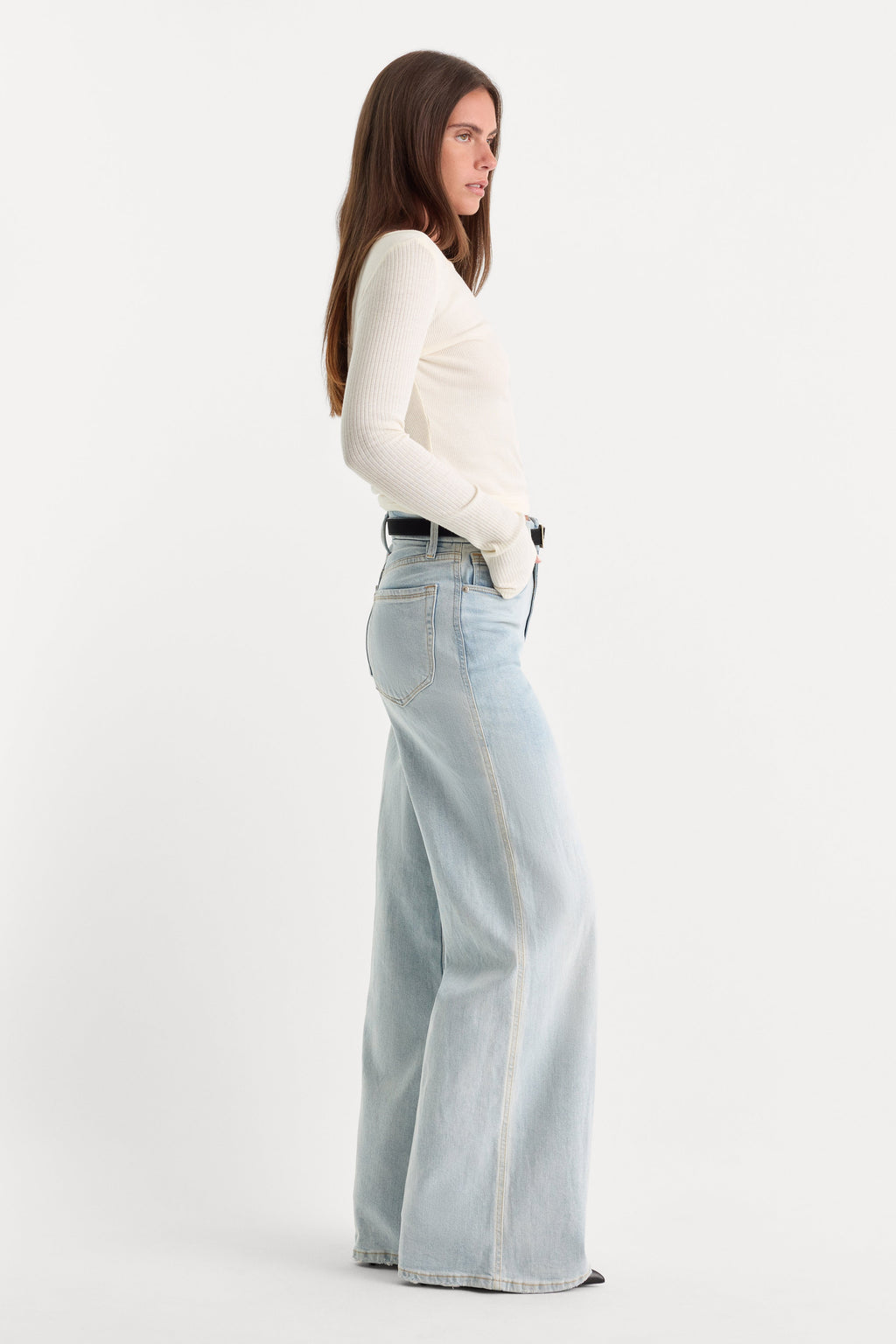 Premium GOOD SKATE WIDE LEG JEANS INDIGO634