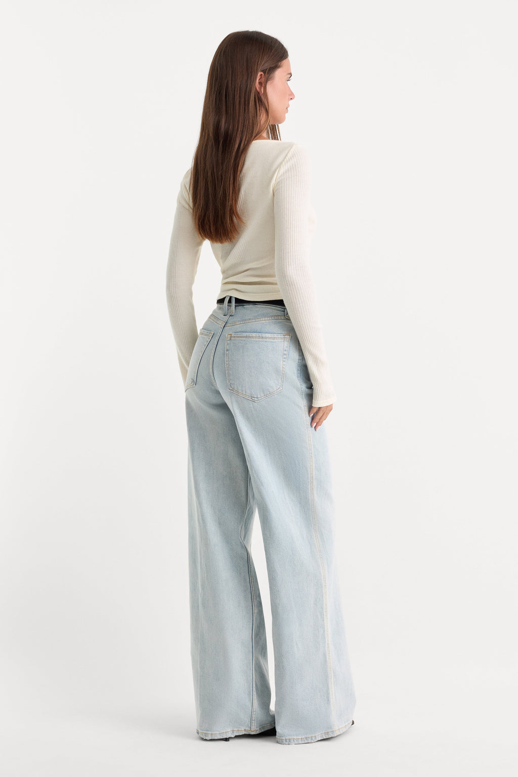 Premium GOOD SKATE WIDE LEG JEANS INDIGO634
