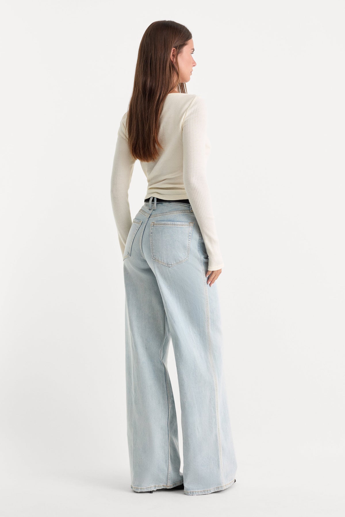 Premium GOOD SKATE WIDE LEG JEANS INDIGO634