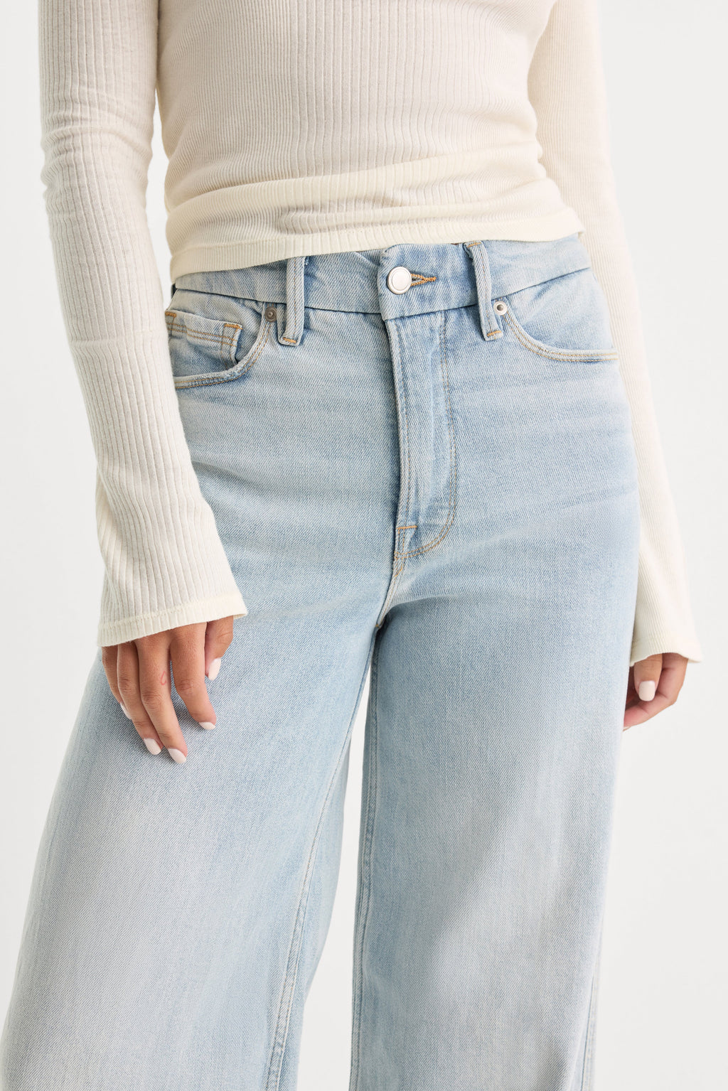 Premium GOOD SKATE WIDE LEG JEANS INDIGO634