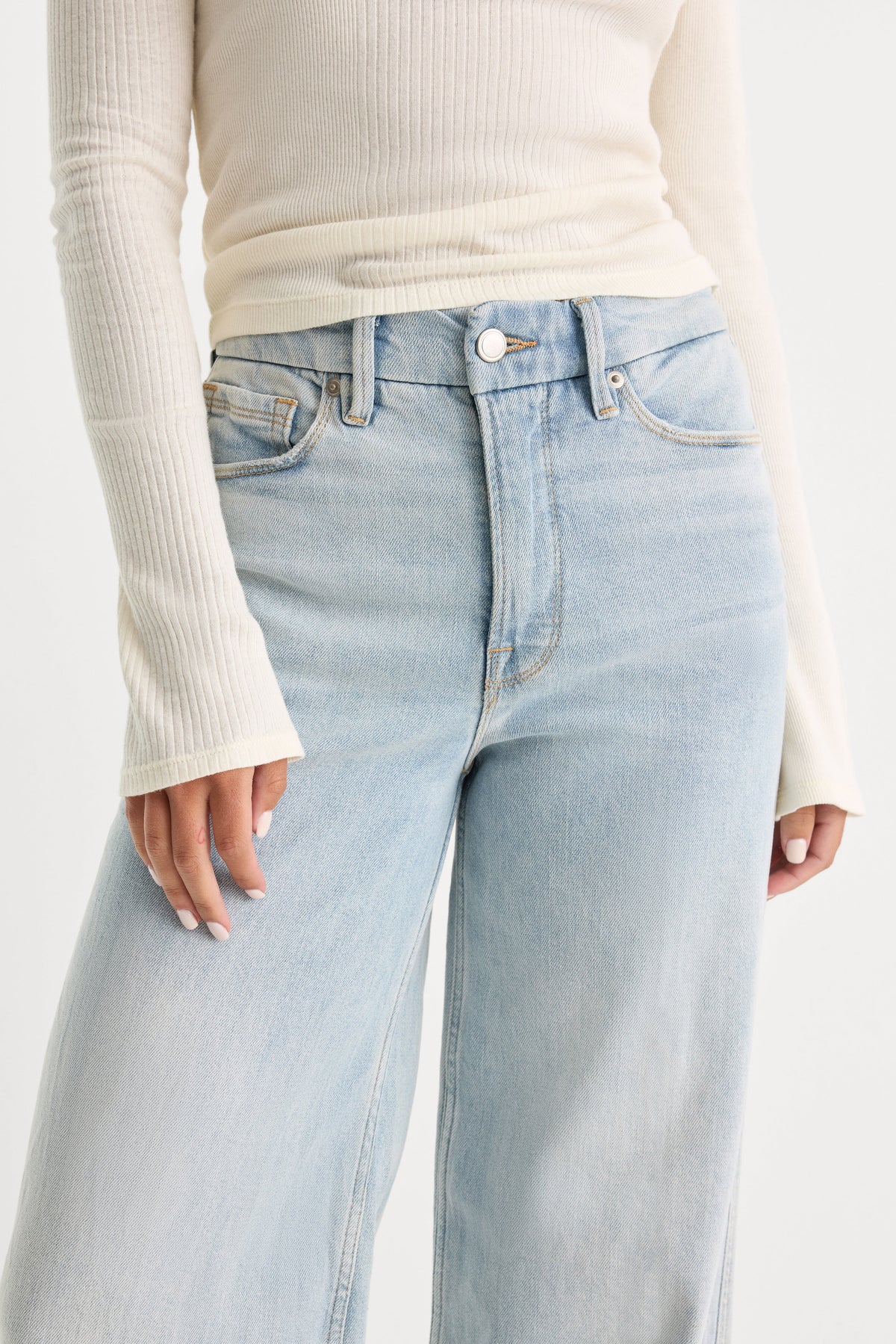 Premium GOOD SKATE WIDE LEG JEANS INDIGO634