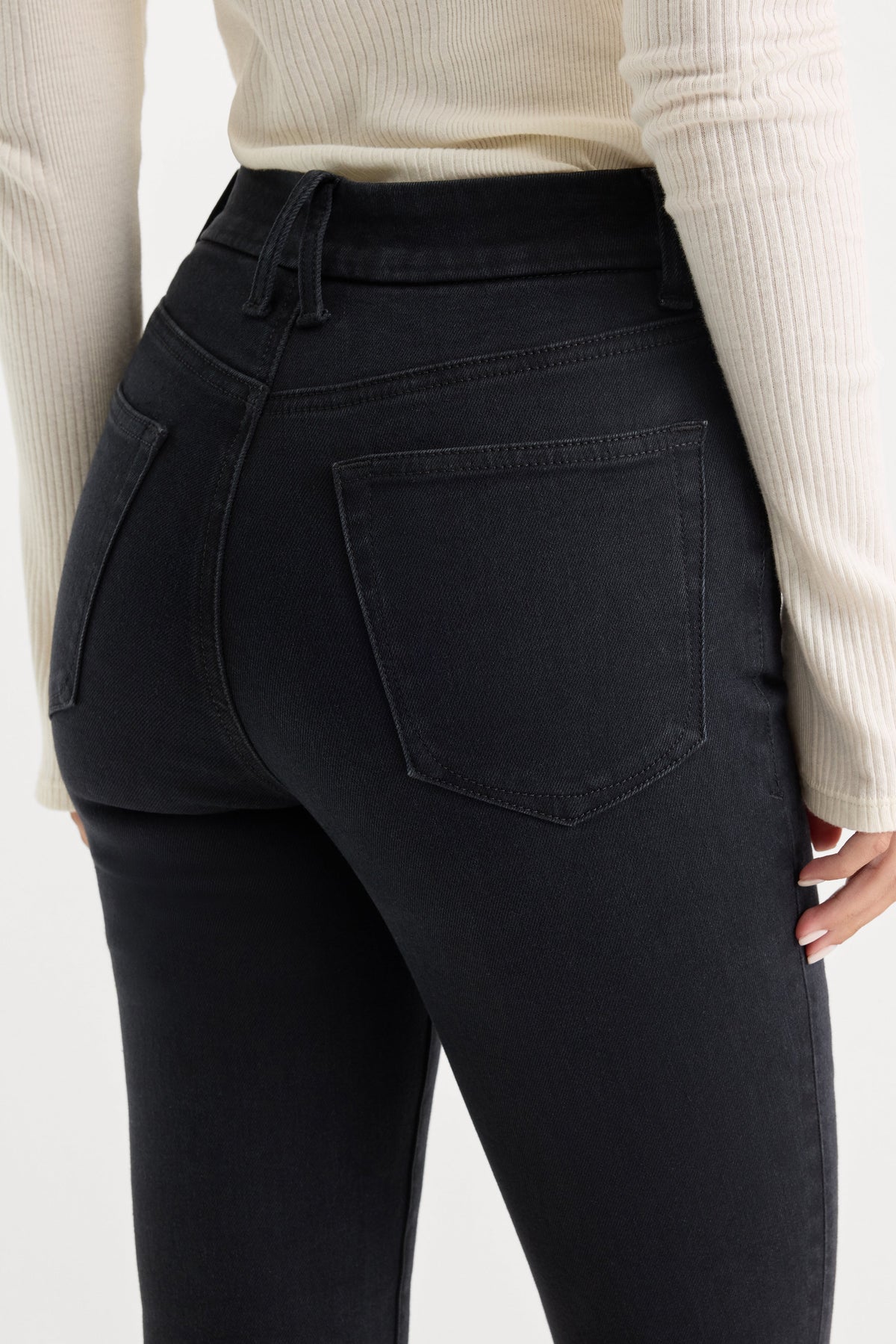 Premium ALWAYS FITS GOOD LEGS SKINNY JEANS BLACK165