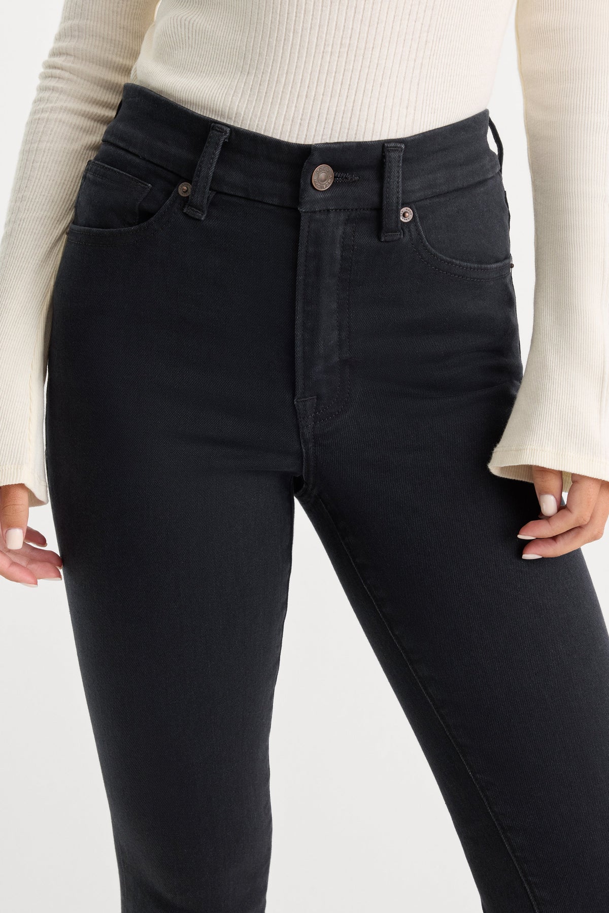 Premium ALWAYS FITS GOOD LEGS SKINNY JEANS BLACK165