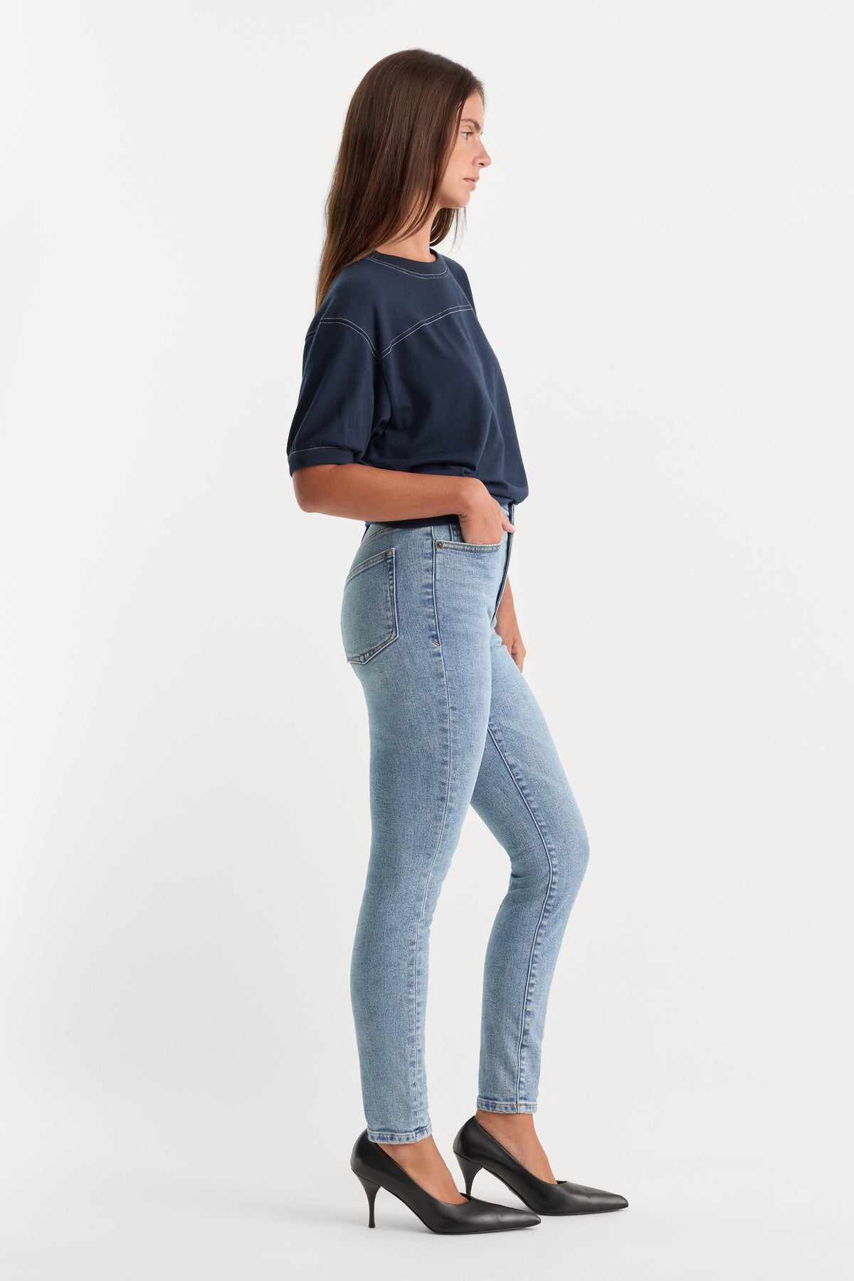 Premium GOOD LEGS SKINNY JEANS INDIGO1154
