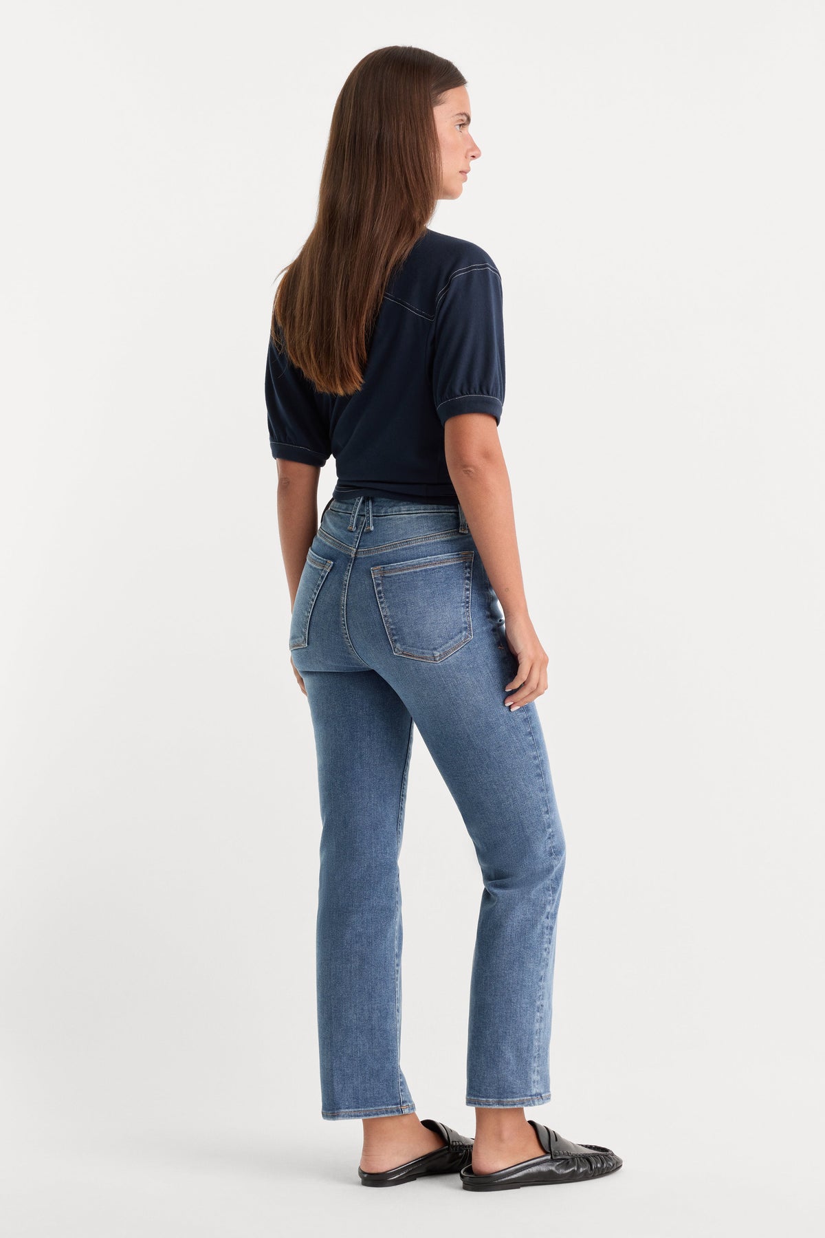 Premium ALWAYS FITS GOOD LEGS STRAIGHT JEANS LONG INDIGO316