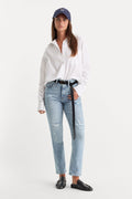 Premium GOOD ICON STRAIGHT ANKLE JEANS INDIGO1078