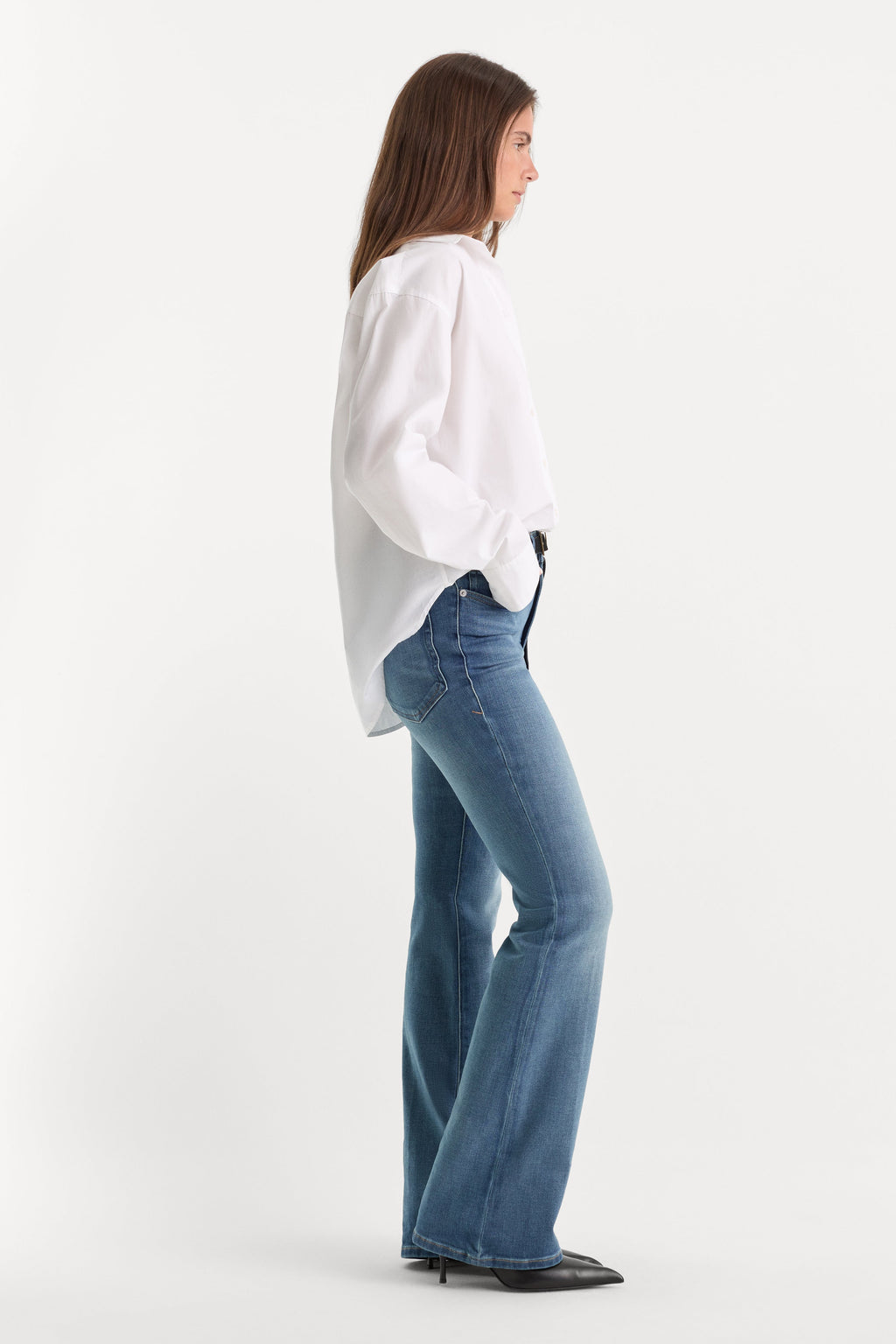 Premium SOFT TECH GOOD CLASSIC BOOTCUT JEANSINDIGO863