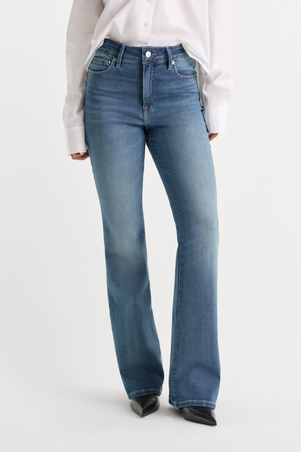 Premium SOFT TECH GOOD CLASSIC BOOTCUT JEANSINDIGO863